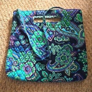 Vera Bradley Blue Rhapsody Holiday tote - square shoulder bag